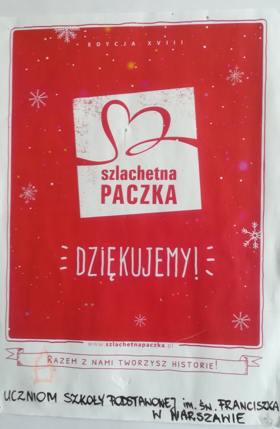 Dyplom – Szlachetna Paczka 2019r.