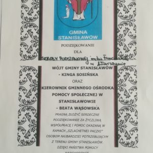 Dyplom Szlachetna Paczka - 2018